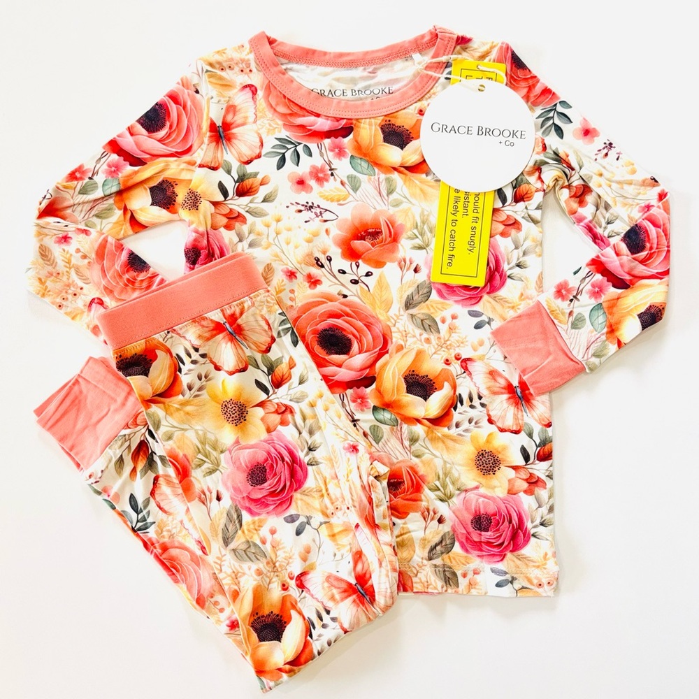 Grace Brooke + Co Bamboo Floral Set